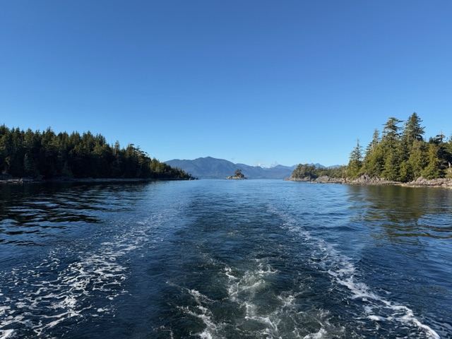 Heading out into Barkley Sound