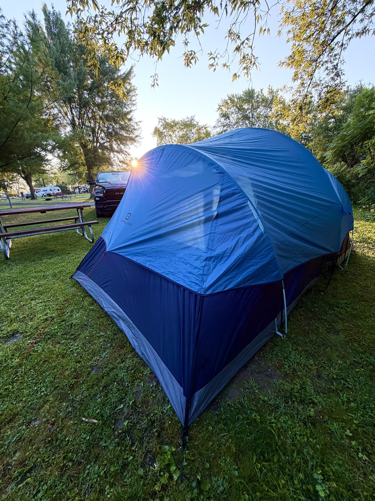 Morning at camp