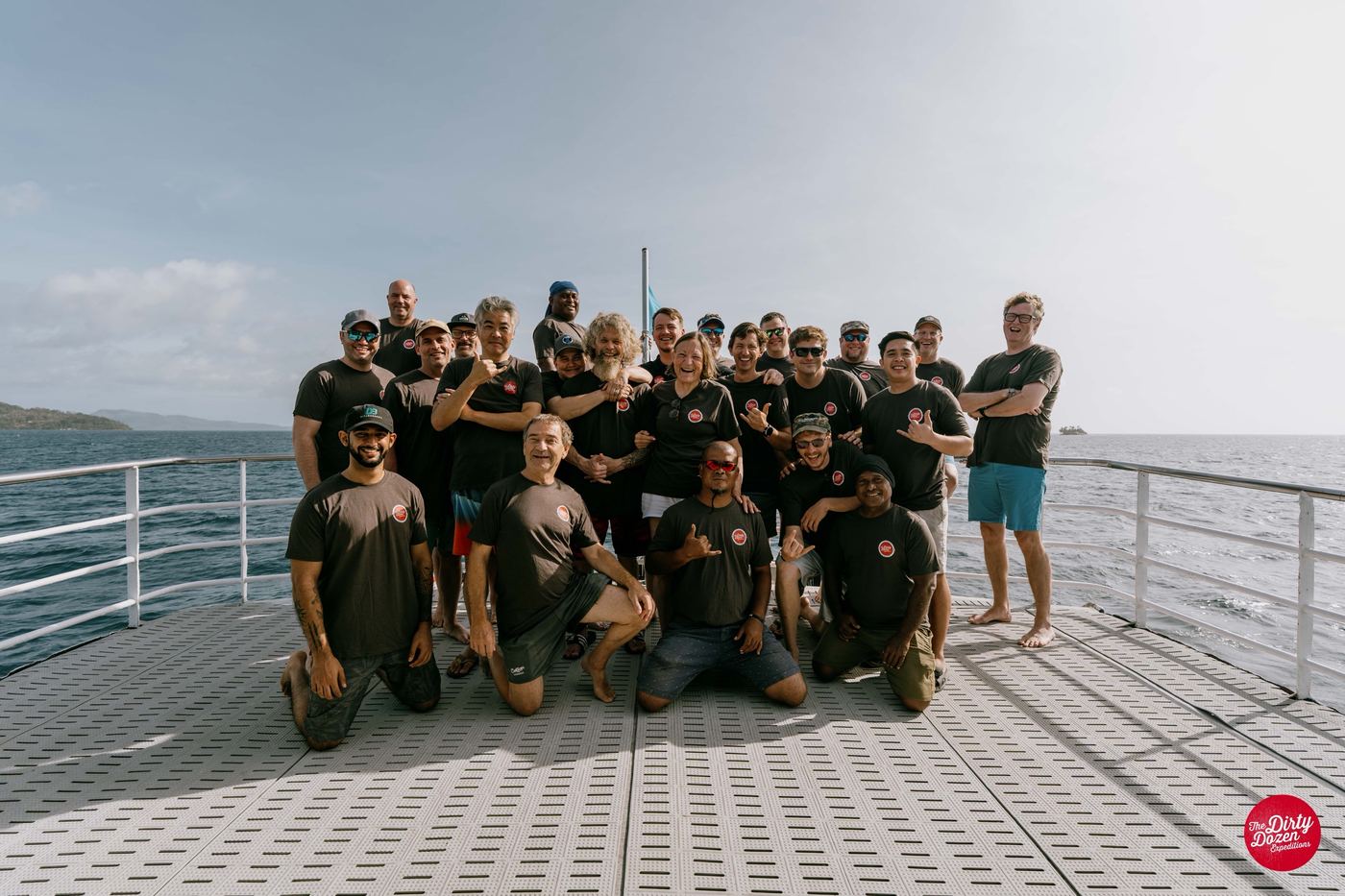 The Dirty Dozen expedition team